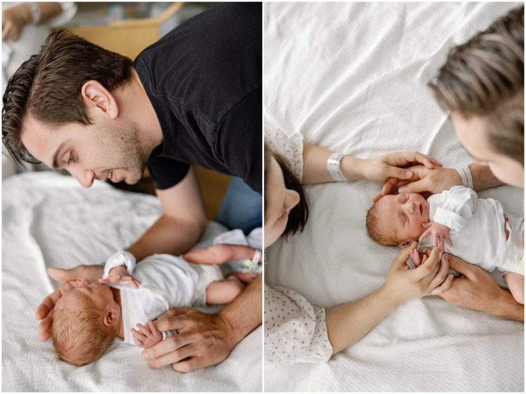 Newborn photos captured by Sara Marx Photography, Syracuse family photographer
