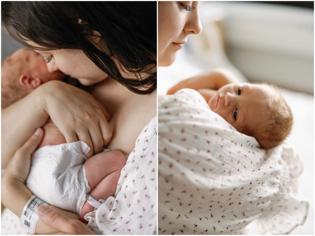 Newborn photos captured by Sara Marx Photography, Syracuse maternity photographer
