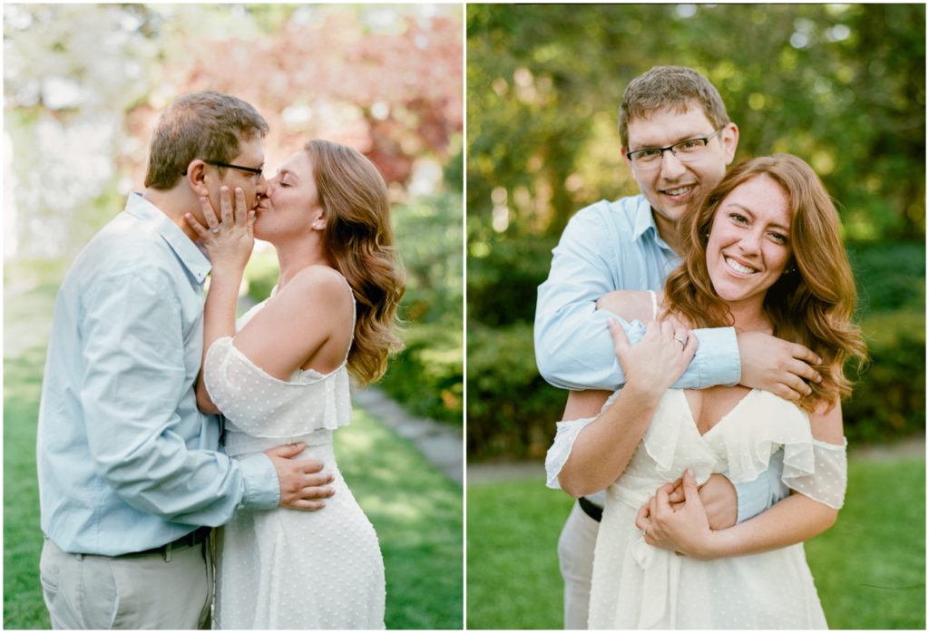 engagement session at George Eastman Museum