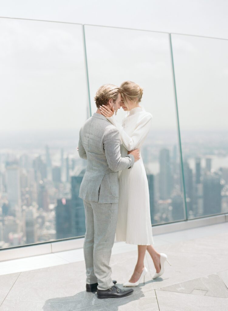 New York City engagement session, captured by Sara Marx Photography. Syracuse wedding photographer